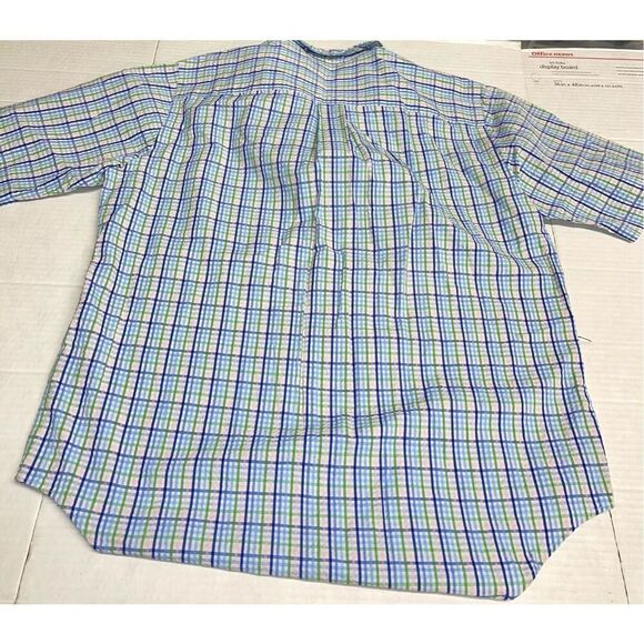 Austin Reed Men's Multicolor Casual Short‎ Sleeve Shirt Size L A18 - Picture 6 of 6